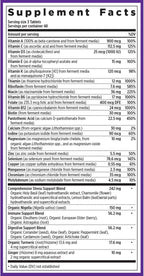 New Chapter Perfect Calm - Multivitamínico Diario para el Estrés y el Ánimo con Vitaminas B + Albahaca Santa + Melisa + Ingredientes Orgánicos - 144 Comprimidos