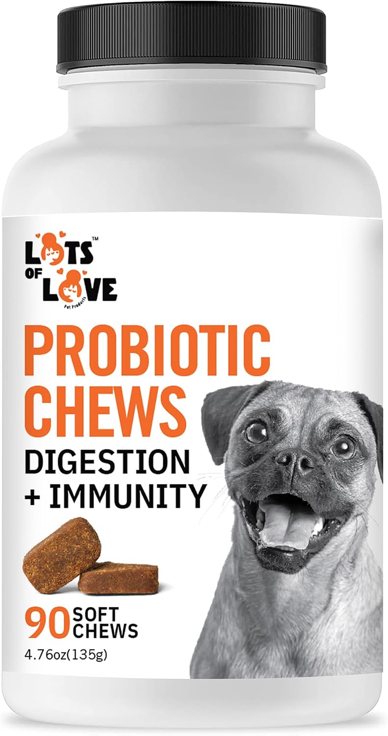 Probióticos para Perros en Masticables (90 unidades) – Salud Digestiva e Intestinal