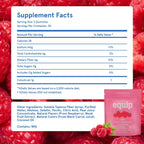 Equip Foods Core Bovine Colostrum Gummies - 60 Gominolas de Calostro Bovino, 1g por Ración, Sabor Frambuesa