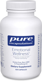 Pure Encapsulations Emotional Wellness - Apoyo para el Estrés Ocasional, 60 Cápsulas