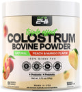 Cure24 Bovine Colostrum X3 - Calostro Bovino en Polvo, Sabor Melocotón Mango, 100% Puro y Natural