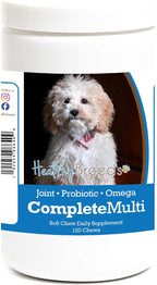 Healthy Breeds Bullmastiff Multivitamínico Todo en Uno Masticable Suave 120 Unidades