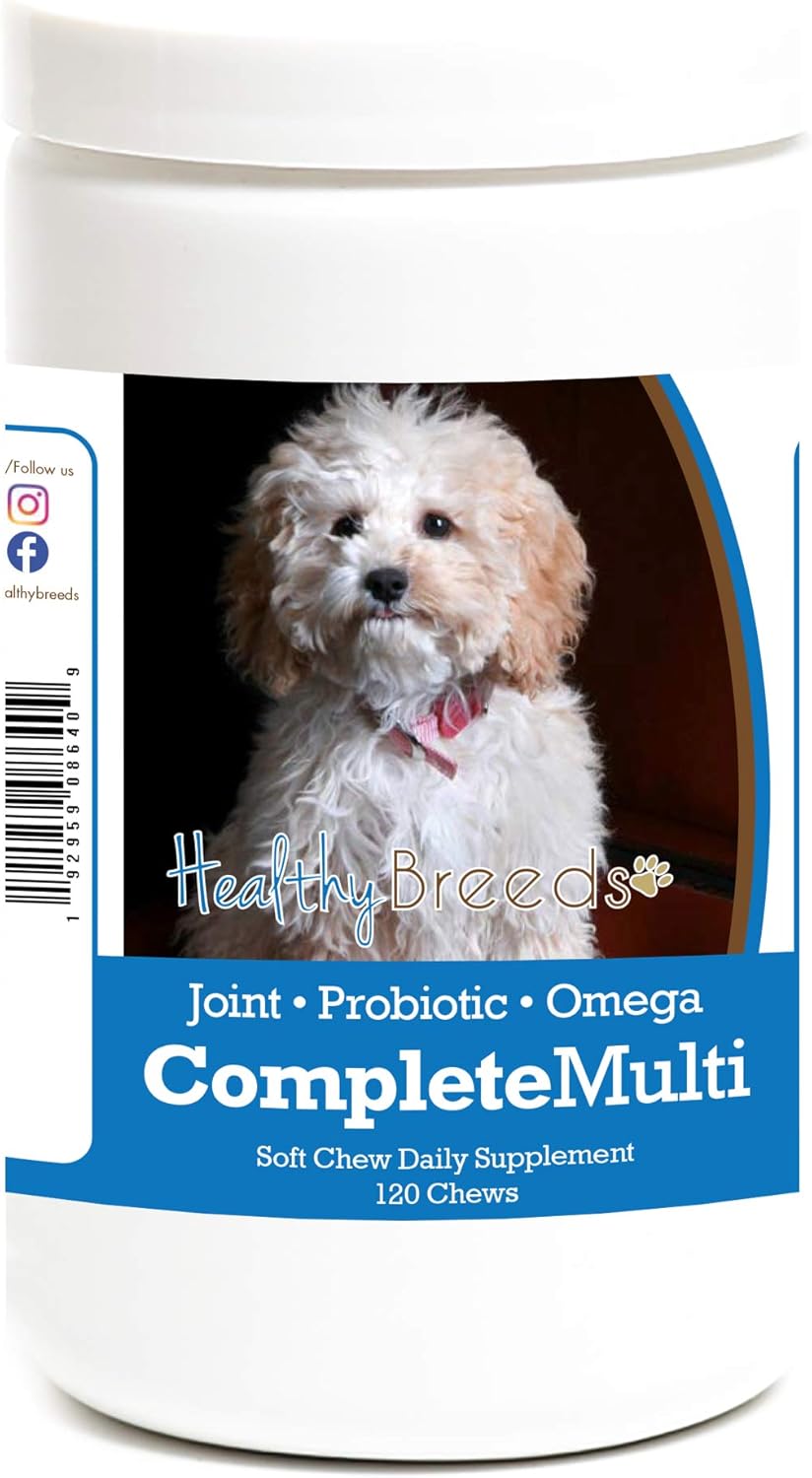 Healthy Breeds Multivitamínico Completo para Perros Australian Cattle Dog - 120 Snacks Blandos