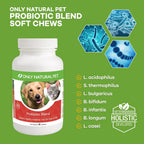 Only Natural Pet Probiótico para Perros y Gatos - 90 Cápsulas