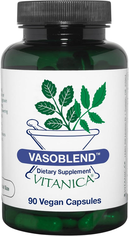 Vitanica VasoBlend, Apoyo Cardiovascular, – Magnesio: Mineral esencial que contribuye al funcionamiento normal del – Image 1