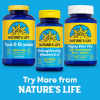 Nature's Life Cristales de Vitamina C Pura - 5000 mg de Vitamina C por Porción