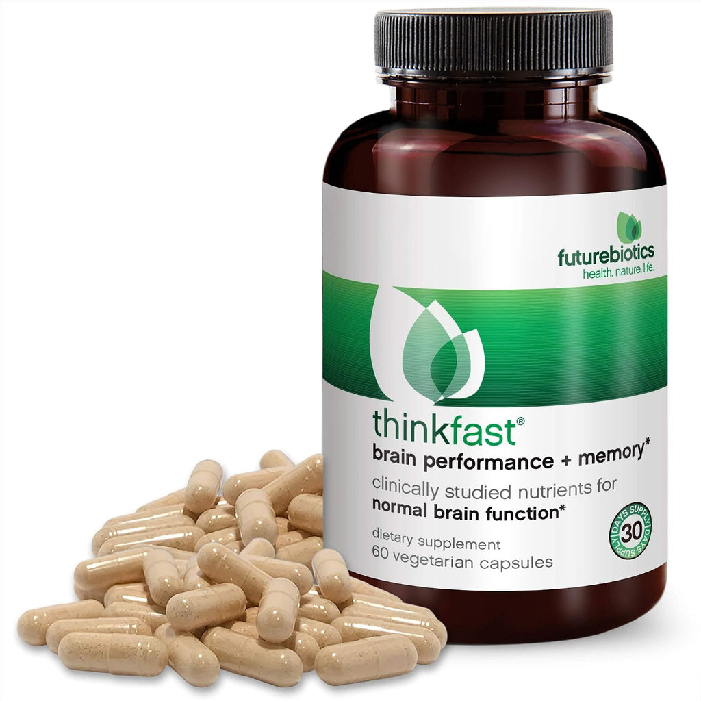 Futurebiotics ThinkFast, Rendimiento Cerebral y Memoria, 60 Cápsulas Vegetales