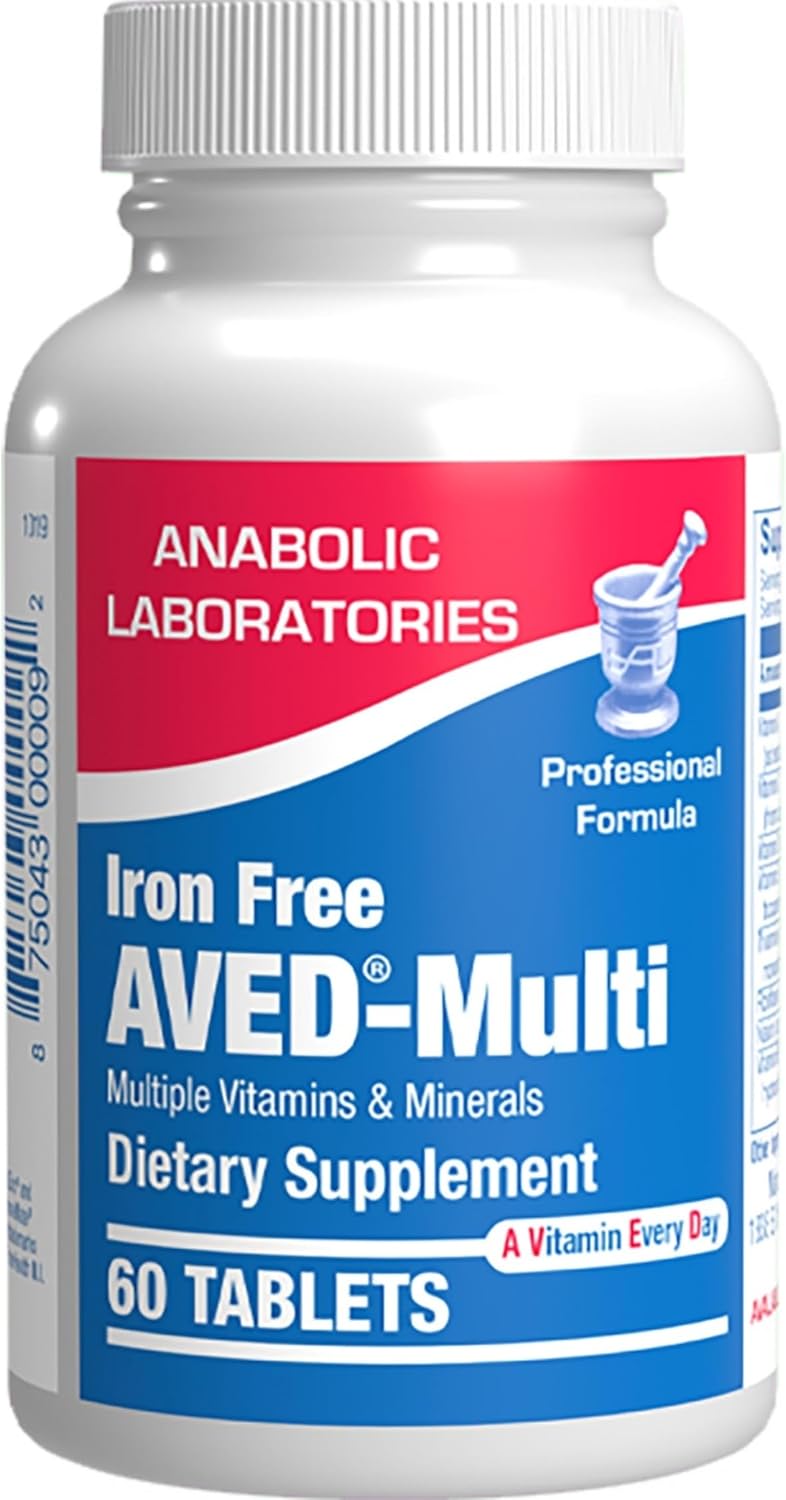 30-en-1 Multivitamínico para Adultos sin Hierro - Rico en Antioxidantes para Mayores de 50 Años - Hombres y Mujeres - 1 Mes de Suministro