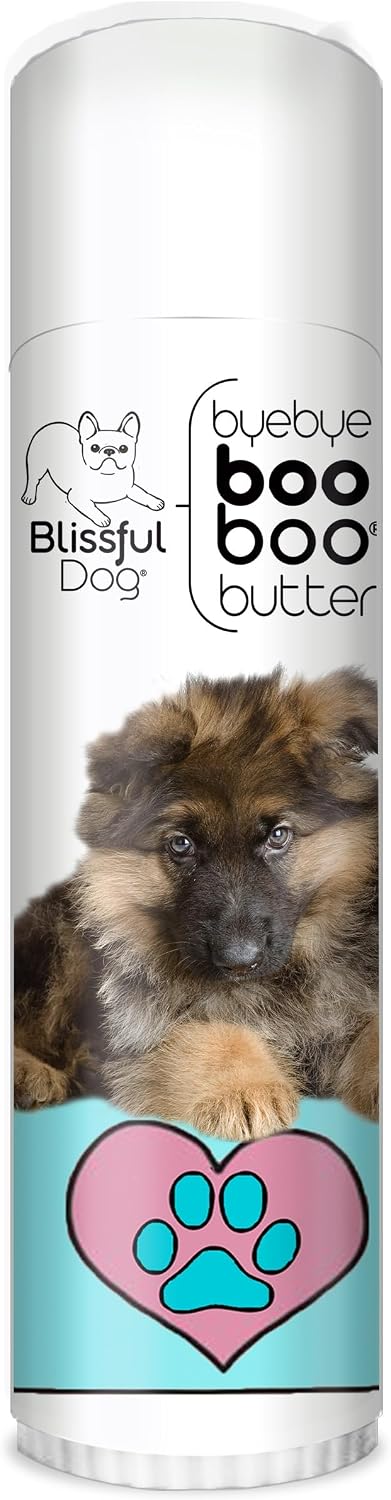 The Blissful Dog .50 oz Tube German Shepherd – Manteca de karité: conocida por sus propiedades hidratantes y – Image 1