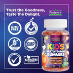 Multivitamínico para niños - Gomitas multivitamínicas diarias con vitamina D, vitaminas B, zinc y más - Apoyo a la energía, memoria y sistema inmunitario - Sabor bayas natural - 120 gomitas