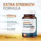Hesperidin Plus 1000mg por Ración (180 Cápsulas Vegetarianas) - 90 Días de Suministro