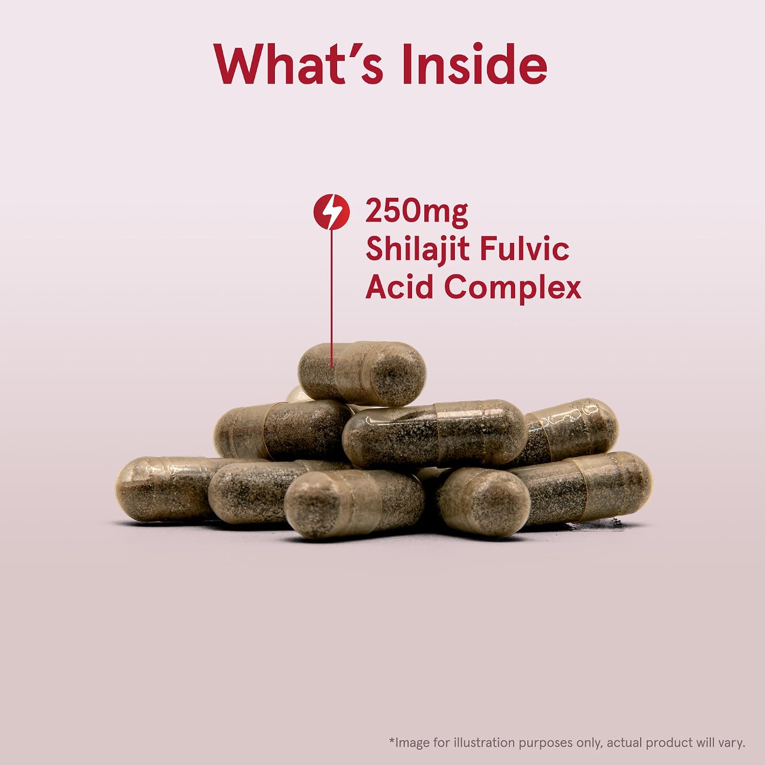 Jarrow Formulas Shilajit 250 mg - Complejo de Ácido Fúlvico - 60 Cápsulas Vegetales