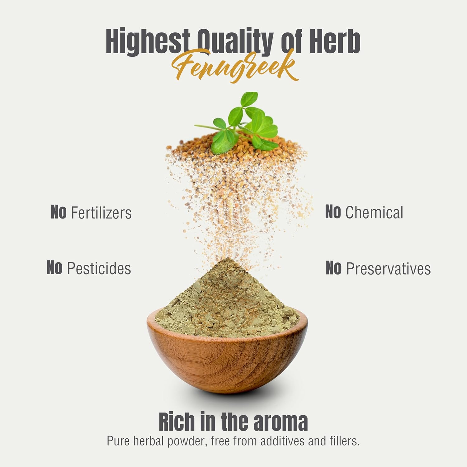 HerbsForever Fenugreek Powder (Seeds) 230 g