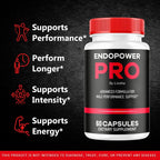 Endopower Pro Pills para Hombres, 180 Cápsulas (Pack de 3)