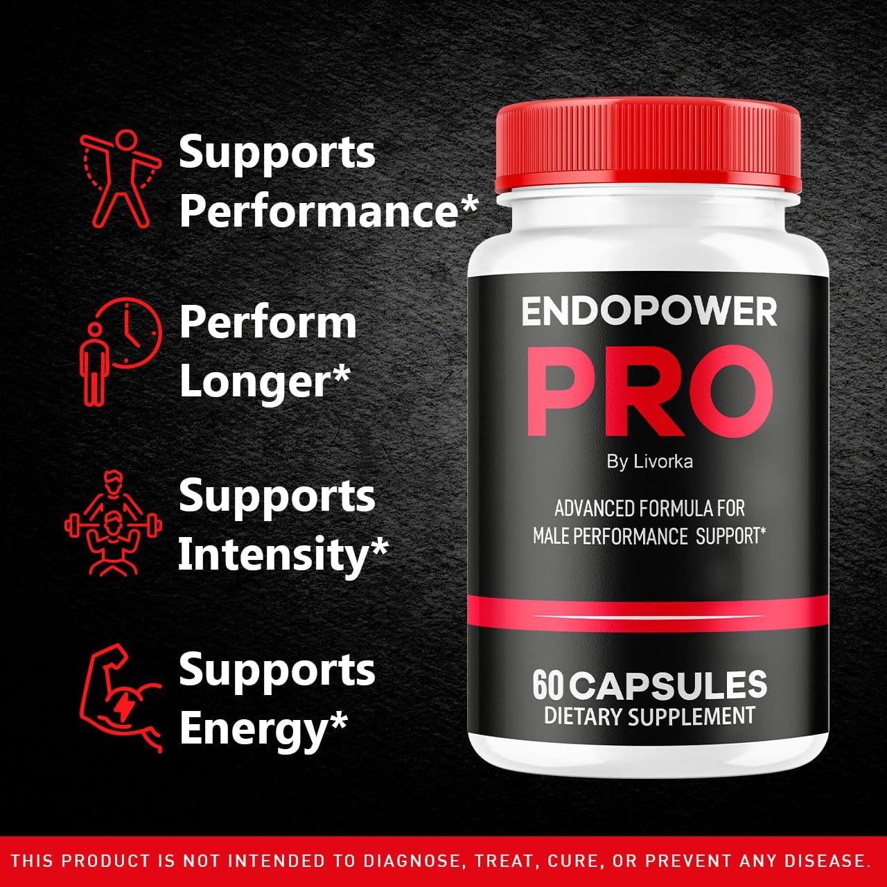 Endopower Pro Pills para Hombres, 180 Cápsulas (Pack de 3)