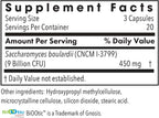 ARG Essential-Biotic Saccharomyces Boulardii - 9 mil millones UFC - Probiótico de levadura - Vegetariano - 60 Cápsulas