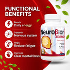 Neurobion Energy - 60 Capsules with Vitamins B1, B2, B6, B12, Zinc and Chromium