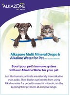 Alkazone Gotas Multimineral Alcalinas para Perros y Gatos - Sin Sabor - 120 Dosis