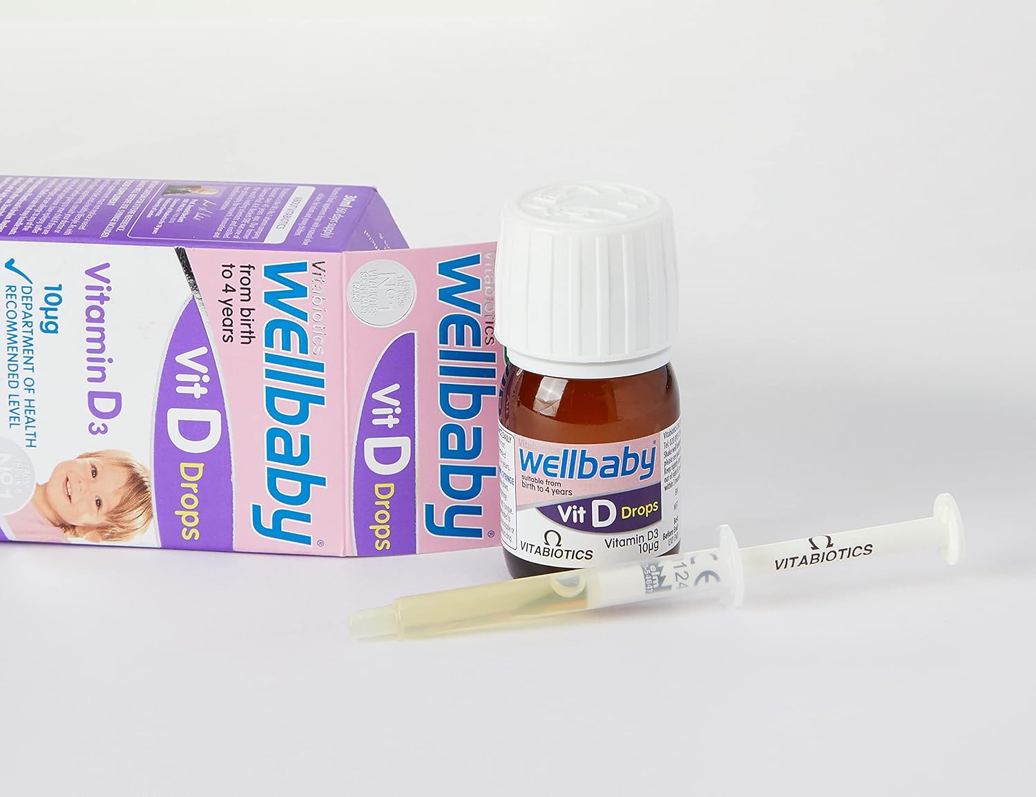 Wellbaby 30 ml Vitamin D Drops - Gotas de Vitamina D para Bebés