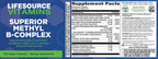 LifeSource Vitamins - Complejo B Metilado Superior - 120 Cápsulas