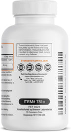 Bronson Complejo de Vitamina D3 y K2 (MK-7) 5000 UI / 90 mcg, 250 Cápsulas