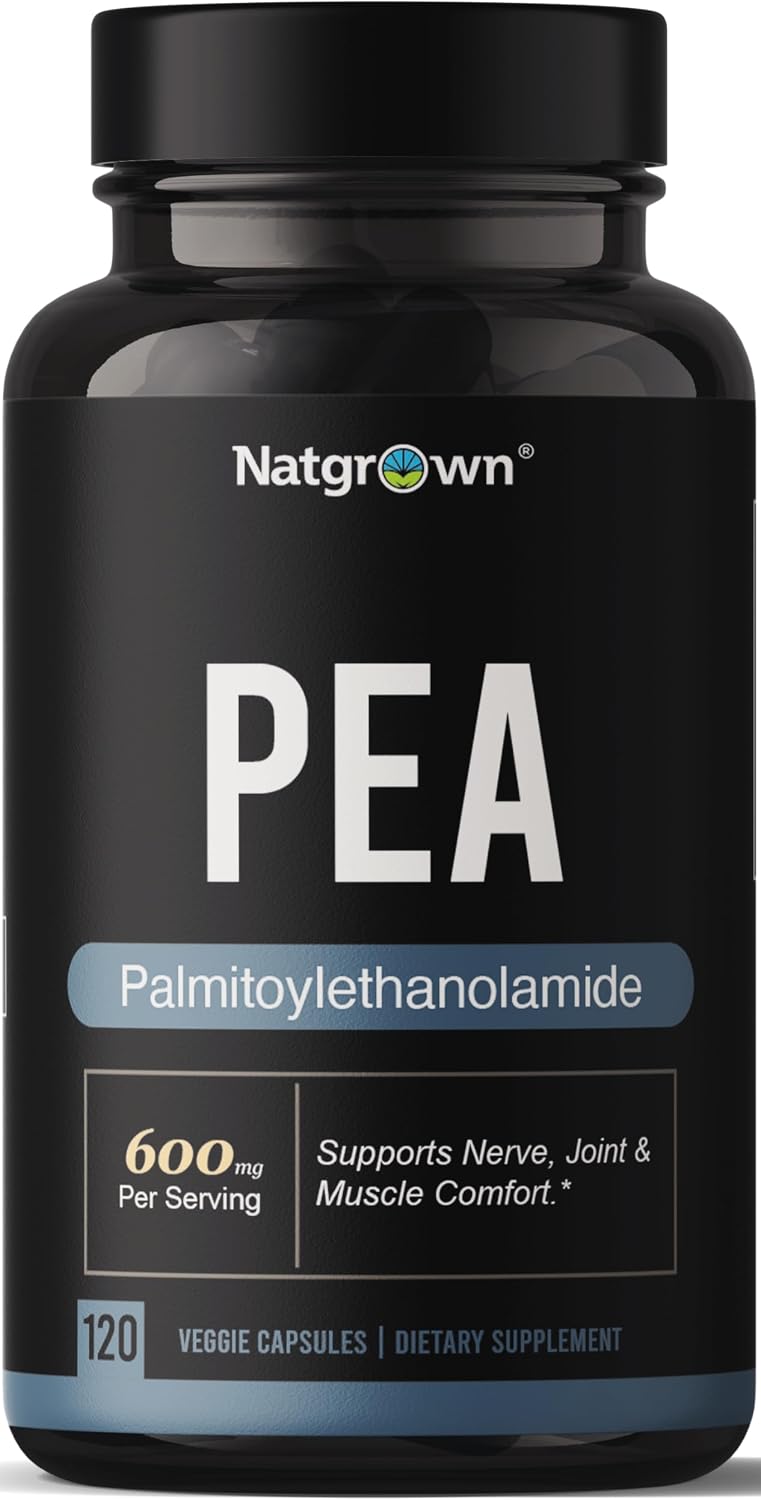 Natgrown Palmitoiletanolamida (PEA) 600 mg - 120 Cápsulas