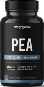 Natgrown Palmitoiletanolamida (PEA) 600 mg - 120 Cápsulas