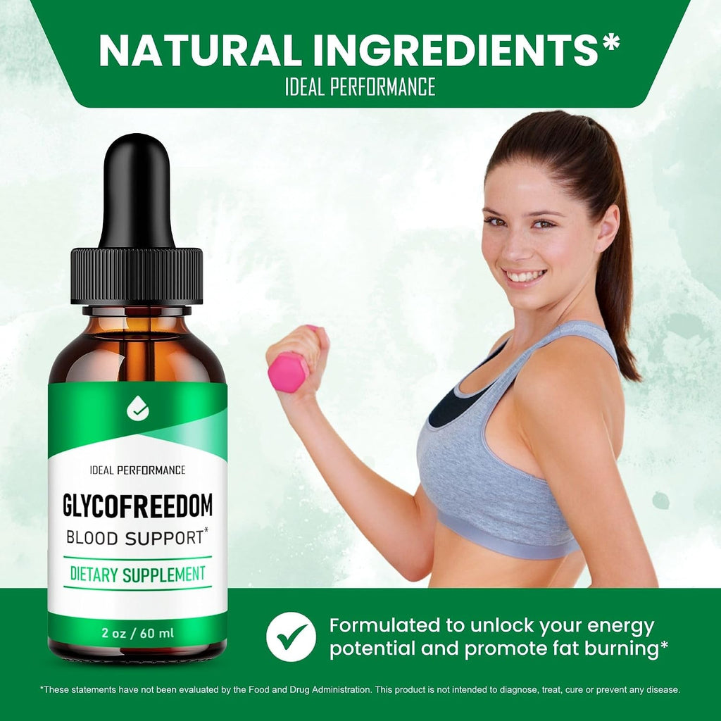 Glycofreedom Drops - Fórmula de Apoyo para la Sangre en Gotas, Máxima Potencia, Natural