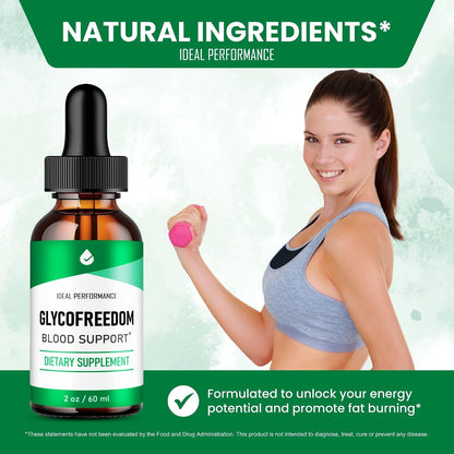 Glycofreedom Drops - Fórmula de Apoyo para la Sangre en Gotas, Máxima Potencia, Natural – Image 6