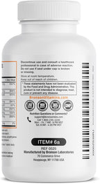 Bronson Complejo B - Vitaminas B1, B2, B3, B6, B9 (Ácido Fólico), B12 - 100 Cápsulas