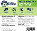 Under the Weather Ready Balance Probióticos y Prebióticos en Gel para Perros