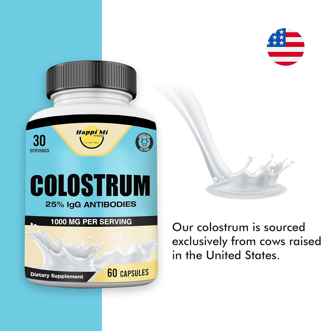 Happi Mi Nutrition Colostrum Capsules 1000mg - 60 Cápsulas