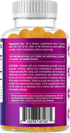 Vitamatic Ácido Fólico Gummies 1000 mcg (1 mg) - 120 Gummies Veganas