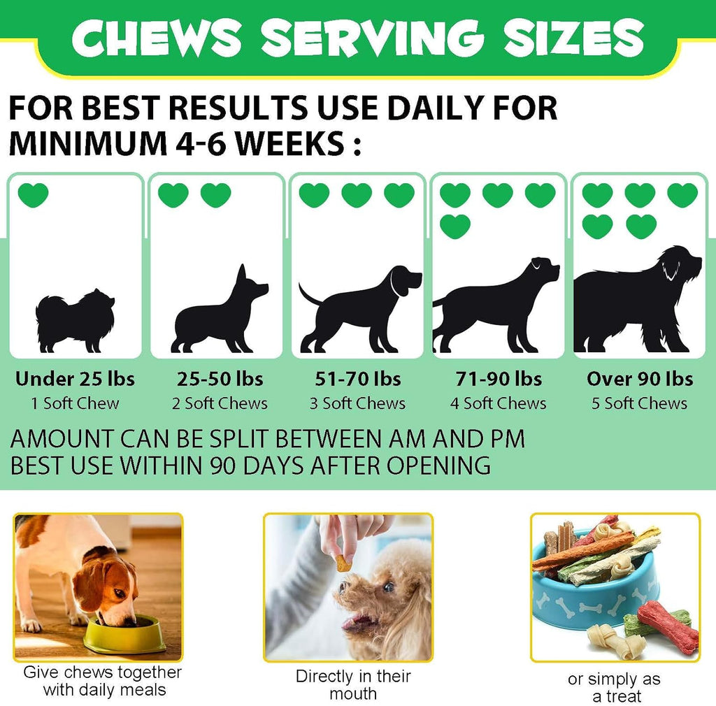 Probióticos Masticables para Perros ALIVO - 120 uds, Sabor Pato