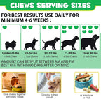 Probióticos Masticables para Perros ALIVO - 120 uds, Sabor Pato