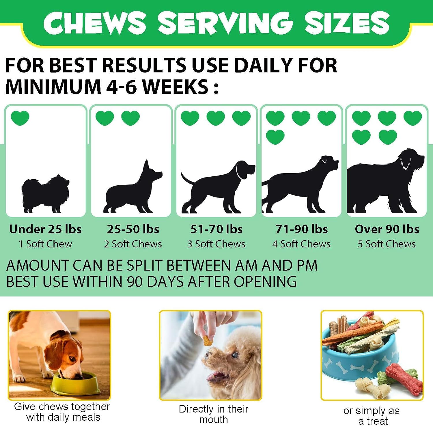 Probióticos Masticables para Perros ALIVO - 120 uds, Sabor Pato