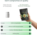 Dr Sosnowski's BioActive Cordyceps Mushroom Capsules - Extracto de Cordyceps 1000mg (120 Cápsulas)
