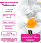 Pink Stork Organic PMS Support Sweets - Caramelos Orgánicos con Vitamina B6 y Menta Piperita para el Síndrome Premenstrual - 30 Unidades