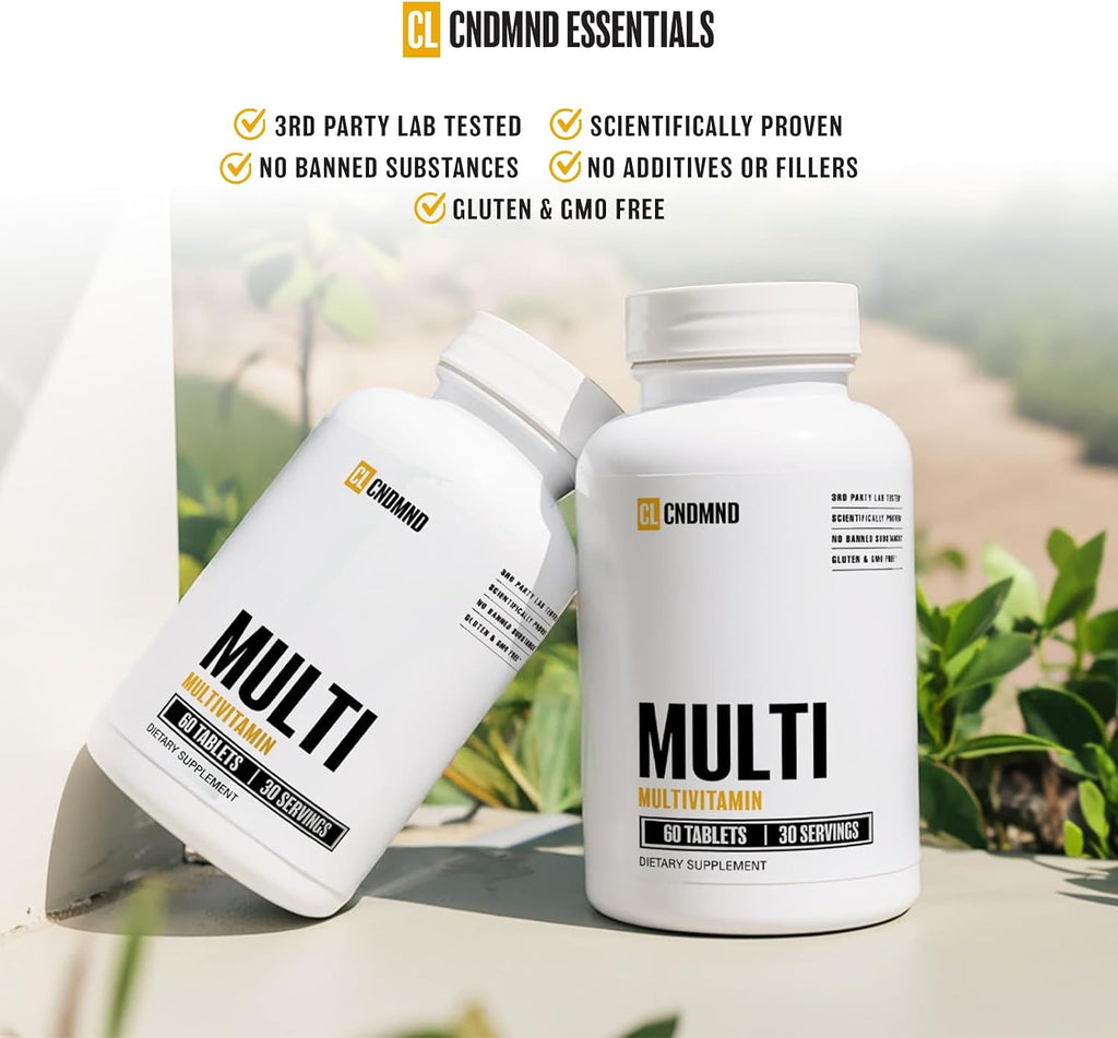 CONDEMNED Multivitamin para Hombres y Mujeres – Vitaminas y Minerales Esenciales – 60 Comprimidos