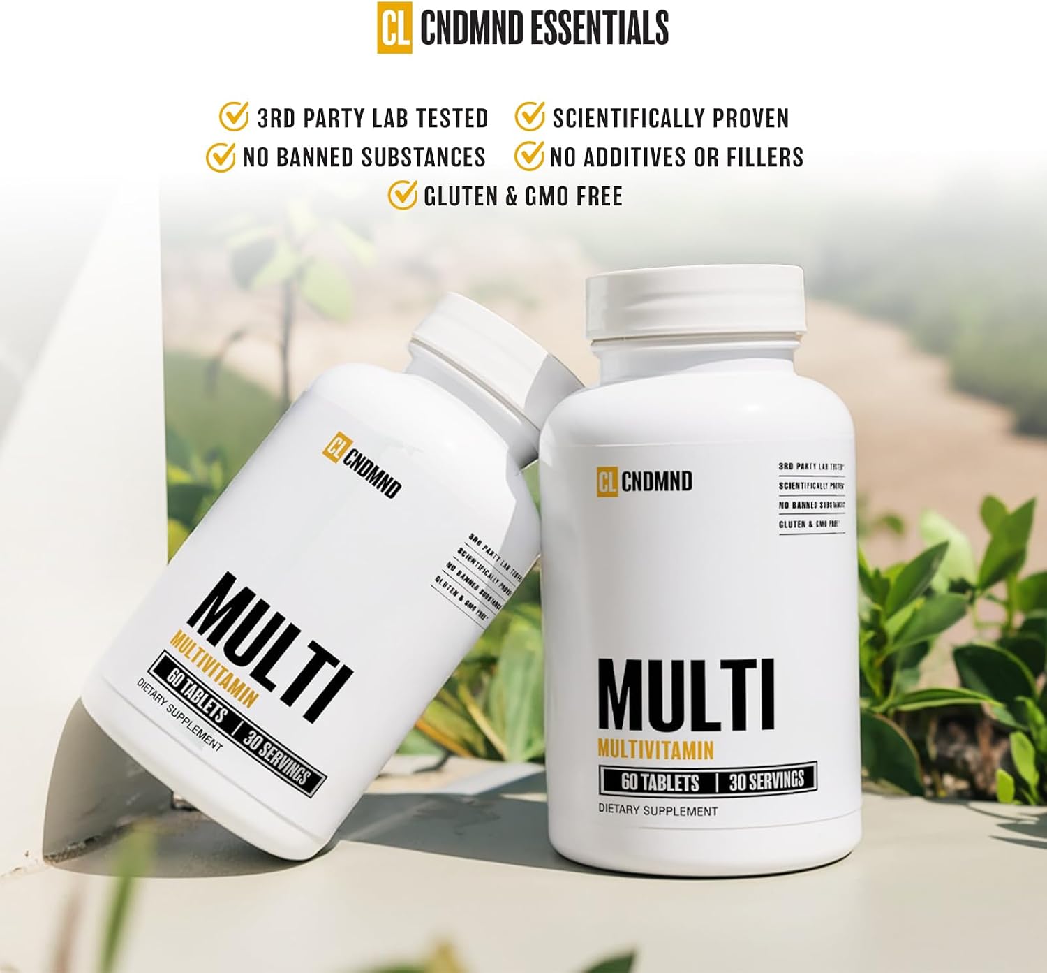 CONDEMNED Multivitamin para Hombres y Mujeres – Vitaminas y Minerales Esenciales – 60 Comprimidos