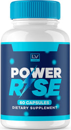 Power Rise Cápsulas - Fórmula Avanzada Natural, 60 Cápsulas para 1 Mes