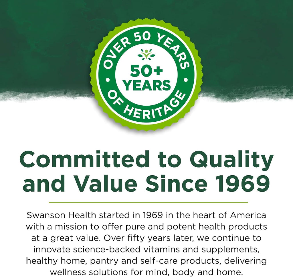 Swanson GR Wild Blueberry & Pomegranate - 60 Cápsulas Vegetales
