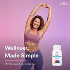 GNC Women's Hair, Skin & Nails - Complejo multivitamínico para mujer con Biotina, Ácido Hialurónico, Vitaminas C y E - 60 comprimidos