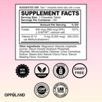 Metil B-12 5000mcg con Folato - Vitamina B12 Metilcobalamina Sublingual - Apoyo Energético y Cerebral - 140 Comprimidos Veganos