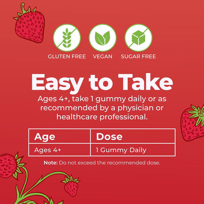MARYRUTH'S Organic Vitamin D3 + B12 Gummies for Ages 4+ | Bone Health | Immune Support | Energy Metabolism | Cognitive – Image 7