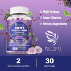 Multivitamínico para Hombres con Omega-3 y Probióticos - Gominolas sin Azúcar, Sabor Mora