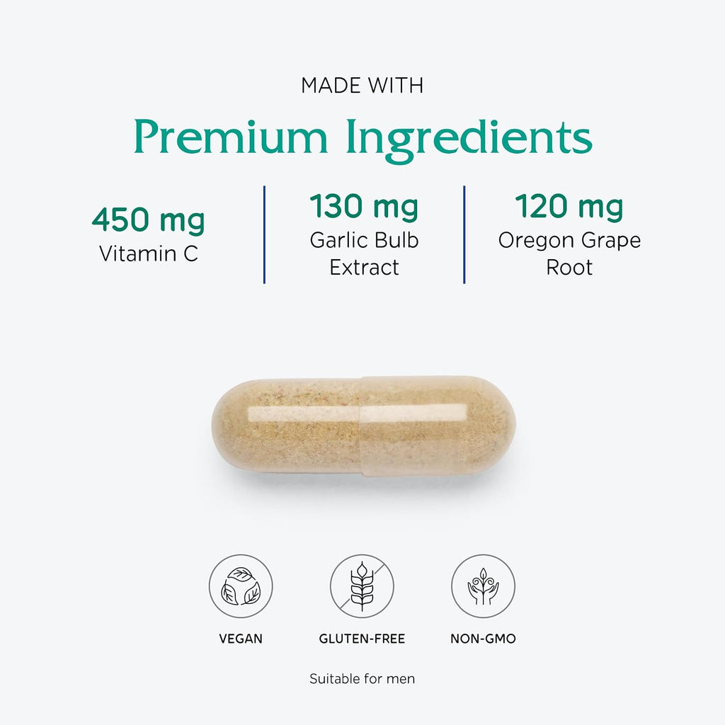 Vitanica Immune Symmetry - Immune Support Supplement with Vitamins A, C and B6 - 60 Vegan Capsules