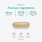 Vitanica Immune Symmetry - Immune Support Supplement with Vitamins A, C and B6 - 60 Vegan Capsules