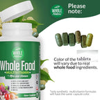 Whole Food Multivitamin for Men and Women - Complete Daily Superfood Vitamins Plus Minerals, Digestive Enzymes, Probiotics and Omegas