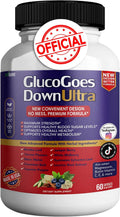 Gluco Goes Down Ultra Suplemento Alimenticio, 60 Cápsulas